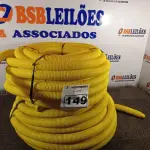 LOTE 149 - 02 ROLOS DE MANGUEIRA CORRUGADA. (NO ESTADO) ATENÇÃO! FAZER A VISITAÇÃO ANTES DE ARREMATAR, NÃO SABEMOS SE FUNCIONA. LEILÃO NÃO TEM GARANTIA E NEM DEVOLUÇÃO, SUJEITO A POSSÍVEIS AVARIAS VISÍVEIS/OCULTAS E/OU AUSÊNCIA DE COMPONENTES.