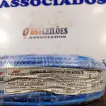 LOTE 040 - 01 ROLO DE CABO FLEXÍVEL 100M 1X10MM NA COR AZUL(NOVO). (NO ESTADO) ATENÇÃO! FAZER A VISITAÇÃO ANTES DE ARREMATAR, NÃO SABEMOS SE FUNCIONA. LEILÃO NÃO TEM GARANTIA E NEM DEVOLUÇÃO, SUJEITO A POSSÍVEIS AVARIAS VISÍVEIS/OCULTAS E/OU AUSÊNCIA DE COMPONENTES.