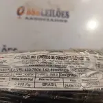 LOTE 250 - 01 ROLO DE CABO FLEXÍVEL 100M 1X2,5MM NA COR PRETA(NOVO). (NO ESTADO) ATENÇÃO! FAZER A VISITAÇÃO ANTES DE ARREMATAR, NÃO SABEMOS SE FUNCIONA. LEILÃO NÃO TEM GARANTIA E NEM DEVOLUÇÃO, SUJEITO A POSSÍVEIS AVARIAS VISÍVEIS/OCULTAS E/OU AUSÊNCIA DE COMPONENTES.