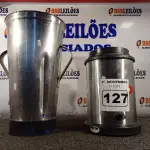 LOTE 127 - 01 LIQUIDIFICADOR INDUSTRIAL MARCA POLI. (NO ESTADO) ATENÇÃO! FAZER A VISITAÇÃO ANTES DE ARREMATAR, NÃO SABEMOS SE FUNCIONA. LEILÃO NÃO TEM GARANTIA E NEM DEVOLUÇÃO, SUJEITO A POSSÍVEIS AVARIAS VISÍVEIS/OCULTAS E/OU AUSÊNCIA DE COMPONENTES.