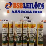 LOTE 178 - 12 TUBOS DE SELANTE ACRÍLICO FLEXÍVEL. (NO ESTADO) ATENÇÃO! FAZER A VISITAÇÃO ANTES DE ARREMATAR, NÃO SABEMOS SE FUNCIONA. LEILÃO NÃO TEM GARANTIA E NEM DEVOLUÇÃO, SUJEITO A POSSÍVEIS AVARIAS VISÍVEIS/OCULTAS E/OU AUSÊNCIA DE COMPONENTES.