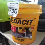 LOTE 336 - 01 BALDE DE VEDACIT, ADITIVO IMPERMEABILIZANTE PARA CONCRETOS E ARGAMASSAS 18L. (NO ESTADO) ATENÇÃO! FAZER A VISITAÇÃO ANTES DE ARREMATAR, NÃO SABEMOS SE FUNCIONA. LEILÃO NÃO TEM GARANTIA E NEM DEVOLUÇÃO, SUJEITO A POSSÍVEIS AVARIAS VISÍVEIS/OCULTAS E/OU AUSÊNCIA DE COMPONENTES.
