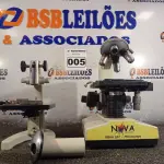 LOTE 005 - 02 BASES DE MICROSCÓPIO. (NO ESTADO) ATENÇÃO! FAZER A VISITAÇÃO ANTES DE ARREMATAR, NÃO SABEMOS SE FUNCIONA. LEILÃO NÃO TEM GARANTIA E NEM DEVOLUÇÃO, SUJEITO A POSSÍVEIS AVARIAS VISÍVEIS/OCULTAS E/OU AUSÊNCIA DE COMPONENTES.