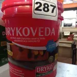 LOTE 287 - 01 BALDE DE DRYKOVEDA, ADITIVO IMPERMEABILIZANTE PARA ARGAMASSA E CONCRETO. (NO ESTADO) ATENÇÃO! FAZER A VISITAÇÃO ANTES DE ARREMATAR, NÃO SABEMOS SE FUNCIONA. LEILÃO NÃO TEM GARANTIA E NEM DEVOLUÇÃO, SUJEITO A POSSÍVEIS AVARIAS VISÍVEIS/OCULTAS E/OU AUSÊNCIA DE COMPONENTES.