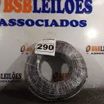 LOTE 290 - 01 ROLO DE CABO FLEXÍVEL 100M 1X10MM NA COR PRETA(NOVO). (NO ESTADO) ATENÇÃO! FAZER A VISITAÇÃO ANTES DE ARREMATAR, NÃO SABEMOS SE FUNCIONA. LEILÃO NÃO TEM GARANTIA E NEM DEVOLUÇÃO, SUJEITO A POSSÍVEIS AVARIAS VISÍVEIS/OCULTAS E/OU AUSÊNCIA DE COMPONENTES.