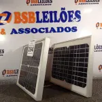 LOTE 294 - 02 PAINÉIS FOTOVOLTAICOS 18V 10W. (NO ESTADO) ATENÇÃO! FAZER A VISITAÇÃO ANTES DE ARREMATAR, NÃO SABEMOS SE FUNCIONA. LEILÃO NÃO TEM GARANTIA E NEM DEVOLUÇÃO, SUJEITO A POSSÍVEIS AVARIAS VISÍVEIS/OCULTAS E/OU AUSÊNCIA DE COMPONENTES.