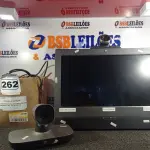 LOTE 262 - 01 APARELHO DE VIDEOCONFERÊNCIA. (NO ESTADO) ATENÇÃO! FAZER A VISITAÇÃO ANTES DE ARREMATAR, NÃO SABEMOS SE FUNCIONA. LEILÃO NÃO TEM GARANTIA E NEM DEVOLUÇÃO, SUJEITO A POSSÍVEIS AVARIAS VISÍVEIS/OCULTAS E/OU AUSÊNCIA DE COMPONENTES.