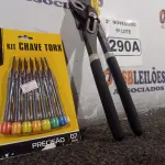 LOTE 290 - 01 ALICATE BOMBA D’AGUA 10” E 01 KIT DE CHAVES TORX. (NO ESTADO) ATENÇÃO! FAZER A VISITAÇÃO ANTES DE ARREMATAR, NÃO SABEMOS SE FUNCIONA. LEILÃO NÃO TEM GARANTIA E NEM DEVOLUÇÃO, SUJEITO A POSSÍVEIS AVARIAS VISÍVEIS/OCULTAS E/OU AUSÊNCIA DE COMPONENTES.