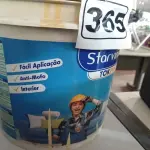 LOTE 365 - 01 BALDE DE MASSA ACRÍLICA STAR VINIL TOK PVA 25KG. (NO ESTADO) ATENÇÃO! FAZER A VISITAÇÃO ANTES DE ARREMATAR, NÃO SABEMOS SE FUNCIONA. LEILÃO NÃO TEM GARANTIA E NEM DEVOLUÇÃO, SUJEITO A POSSÍVEIS AVARIAS VISÍVEIS/OCULTAS E/OU AUSÊNCIA DE COMPONENTES.