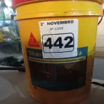 LOTE 442 - 01 BALDE DE SIKANOL ALVENARIA, ADITIVO PLASTIFICANTE PARA ARGAMASSA DE ASSENTAMENTO E REBOCO. (NO ESTADO) ATENÇÃO! FAZER A VISITAÇÃO ANTES DE ARREMATAR, NÃO SABEMOS SE FUNCIONA. LEILÃO NÃO TEM GARANTIA E NEM DEVOLUÇÃO, SUJEITO A POSSÍVEIS AVARIAS VISÍVEIS/OCULTAS E/OU AUSÊNCIA DE COMPONENTES.