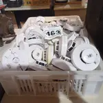 LOTE 463 - 01 LOTE COM GRANDE QUANTIDADE DETECTORES DE FUMAÇA. (NO ESTADO) ATENÇÃO! FAZER A VISITAÇÃO ANTES DE ARREMATAR, NÃO SABEMOS SE FUNCIONA. LEILÃO NÃO TEM GARANTIA E NEM DEVOLUÇÃO, SUJEITO A POSSÍVEIS AVARIAS VISÍVEIS/OCULTAS E/OU AUSÊNCIA DE COMPONENTES.