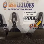 LOTE 195 - 03 ESPÁTULAS. (NO ESTADO) ATENÇÃO! FAZER A VISITAÇÃO ANTES DE ARREMATAR, NÃO SABEMOS SE FUNCIONA. LEILÃO NÃO TEM GARANTIA E NEM DEVOLUÇÃO, SUJEITO A POSSÍVEIS AVARIAS VISÍVEIS/OCULTAS E/OU AUSÊNCIA DE COMPONENTES.