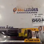 LOTE 060 - 01 KIT DE CHAVE ALLEN. (NO ESTADO) ATENÇÃO! FAZER A VISITAÇÃO ANTES DE ARREMATAR, NÃO SABEMOS SE FUNCIONA. LEILÃO NÃO TEM GARANTIA E NEM DEVOLUÇÃO, SUJEITO A POSSÍVEIS AVARIAS VISÍVEIS/OCULTAS E/OU AUSÊNCIA DE COMPONENTES.