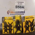 LOTE 050 - 01 KIT DE GRAMPOS DE PRESSÃO. (NO ESTADO) ATENÇÃO! FAZER A VISITAÇÃO ANTES DE ARREMATAR, NÃO SABEMOS SE FUNCIONA. LEILÃO NÃO TEM GARANTIA E NEM DEVOLUÇÃO, SUJEITO A POSSÍVEIS AVARIAS VISÍVEIS/OCULTAS E/OU AUSÊNCIA DE COMPONENTES.