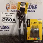 LOTE 260 - 01 ALICATE BOMBA D’AGUA 10” E 01 KIT DE CHAVES TORX. (NO ESTADO) ATENÇÃO! FAZER A VISITAÇÃO ANTES DE ARREMATAR, NÃO SABEMOS SE FUNCIONA. LEILÃO NÃO TEM GARANTIA E NEM DEVOLUÇÃO, SUJEITO A POSSÍVEIS AVARIAS VISÍVEIS/OCULTAS E/OU AUSÊNCIA DE COMPONENTES.