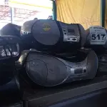 LOTE 517 - 01 LOTE COM VÁRIOS APARELHOS DE SOM MARCAS E MODELOS DIVERSOS. (NO ESTADO) ATENÇÃO! FAZER A VISITAÇÃO ANTES DE ARREMATAR, NÃO SABEMOS SE FUNCIONA. LEILÃO NÃO TEM GARANTIA E NEM DEVOLUÇÃO, SUJEITO A POSSÍVEIS AVARIAS VISÍVEIS/OCULTAS E/OU AUSÊNCIA DE COMPONENTES.