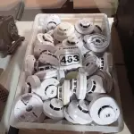 LOTE 463 - 01 LOTE COM GRANDE QUANTIDADE DETECTORES DE FUMAÇA. (NO ESTADO) ATENÇÃO! FAZER A VISITAÇÃO ANTES DE ARREMATAR, NÃO SABEMOS SE FUNCIONA. LEILÃO NÃO TEM GARANTIA E NEM DEVOLUÇÃO, SUJEITO A POSSÍVEIS AVARIAS VISÍVEIS/OCULTAS E/OU AUSÊNCIA DE COMPONENTES.
