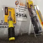 LOTE 295 - 01 FORMÃO, 01 LIMA CHATA 6” E 01 CHAVE COM 06 PONTAS INTERCAMBIÁVEIS. (NO ESTADO) ATENÇÃO! FAZER A VISITAÇÃO ANTES DE ARREMATAR, NÃO SABEMOS SE FUNCIONA. LEILÃO NÃO TEM GARANTIA E NEM DEVOLUÇÃO, SUJEITO A POSSÍVEIS AVARIAS VISÍVEIS/OCULTAS E/OU AUSÊNCIA DE COMPONENTES.