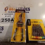 LOTE 250 - 01 ALICATE DE PODA E 01 KIT DE CHAVES TORX. (NO ESTADO) ATENÇÃO! FAZER A VISITAÇÃO ANTES DE ARREMATAR, NÃO SABEMOS SE FUNCIONA. LEILÃO NÃO TEM GARANTIA E NEM DEVOLUÇÃO, SUJEITO A POSSÍVEIS AVARIAS VISÍVEIS/OCULTAS E/OU AUSÊNCIA DE COMPONENTES.