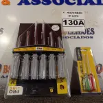 LOTE 130 - 02 KIT’S DE CHAVES FENDA/PHILIPS 06/02 PEÇAS. (NO ESTADO) ATENÇÃO! FAZER A VISITAÇÃO ANTES DE ARREMATAR, NÃO SABEMOS SE FUNCIONA. LEILÃO NÃO TEM GARANTIA E NEM DEVOLUÇÃO, SUJEITO A POSSÍVEIS AVARIAS VISÍVEIS/OCULTAS E/OU AUSÊNCIA DE COMPONENTES.