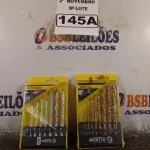 LOTE 145 - 02 KIT’S DE BROCAS. (NO ESTADO) ATENÇÃO! FAZER A VISITAÇÃO ANTES DE ARREMATAR, NÃO SABEMOS SE FUNCIONA. LEILÃO NÃO TEM GARANTIA E NEM DEVOLUÇÃO, SUJEITO A POSSÍVEIS AVARIAS VISÍVEIS/OCULTAS E/OU AUSÊNCIA DE COMPONENTES.