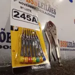 LOTE 245 - 01 KIT DE CHAVES TORX E 01 ALICATE DE PRESSÃO. (NO ESTADO) ATENÇÃO! FAZER A VISITAÇÃO ANTES DE ARREMATAR, NÃO SABEMOS SE FUNCIONA. LEILÃO NÃO TEM GARANTIA E NEM DEVOLUÇÃO, SUJEITO A POSSÍVEIS AVARIAS VISÍVEIS/OCULTAS E/OU AUSÊNCIA DE COMPONENTES.