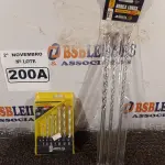 LOTE 200 - 01 KIT DE BROCAS. (NO ESTADO) ATENÇÃO! FAZER A VISITAÇÃO ANTES DE ARREMATAR, NÃO SABEMOS SE FUNCIONA. LEILÃO NÃO TEM GARANTIA E NEM DEVOLUÇÃO, SUJEITO A POSSÍVEIS AVARIAS VISÍVEIS/OCULTAS E/OU AUSÊNCIA DE COMPONENTES.