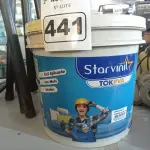 LOTE 441 - 01 BALDE DE MASSA ACRÍLICA STAR VINIL TOK PVA 25KG. (NO ESTADO) ATENÇÃO! FAZER A VISITAÇÃO ANTES DE ARREMATAR, NÃO SABEMOS SE FUNCIONA. LEILÃO NÃO TEM GARANTIA E NEM DEVOLUÇÃO, SUJEITO A POSSÍVEIS AVARIAS VISÍVEIS/OCULTAS E/OU AUSÊNCIA DE COMPONENTES.