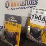 LOTE 190 - 02 CINTAS COM CATRACA 3,6M. (NO ESTADO) ATENÇÃO! FAZER A VISITAÇÃO ANTES DE ARREMATAR, NÃO SABEMOS SE FUNCIONA. LEILÃO NÃO TEM GARANTIA E NEM DEVOLUÇÃO, SUJEITO A POSSÍVEIS AVARIAS VISÍVEIS/OCULTAS E/OU AUSÊNCIA DE COMPONENTES.