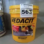 LOTE 563 - 01 BALDE DE VEDACIT, ADITIVO IMPERMEABILIZANTE PARA CONCRETOS E ARGAMASSAS 18L. (NO ESTADO) ATENÇÃO! FAZER A VISITAÇÃO ANTES DE ARREMATAR, NÃO SABEMOS SE FUNCIONA. LEILÃO NÃO TEM GARANTIA E NEM DEVOLUÇÃO, SUJEITO A POSSÍVEIS AVARIAS VISÍVEIS/OCULTAS E/OU AUSÊNCIA DE COMPONENTES.