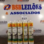 LOTE 537 - 12 TUBOS DE SELANTE PARA JUNTAS DE DILATAÇÃO SIKA FLEX 300ML. (NO ESTADO) ATENÇÃO! FAZER A VISITAÇÃO ANTES DE ARREMATAR, NÃO SABEMOS SE FUNCIONA. LEILÃO NÃO TEM GARANTIA E NEM DEVOLUÇÃO, SUJEITO A POSSÍVEIS AVARIAS VISÍVEIS/OCULTAS E/OU AUSÊNCIA DE COMPONENTES.