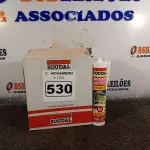 LOTE 530 - 12 TUBOS DE SILICONE NEUTRO PARA CONSTRUÇÃO 340G. (NO ESTADO) ATENÇÃO! FAZER A VISITAÇÃO ANTES DE ARREMATAR, NÃO SABEMOS SE FUNCIONA. LEILÃO NÃO TEM GARANTIA E NEM DEVOLUÇÃO, SUJEITO A POSSÍVEIS AVARIAS VISÍVEIS/OCULTAS E/OU AUSÊNCIA DE COMPONENTES.