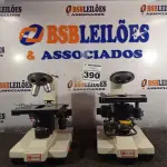 LOTE 390 - 02 BASES DE MICROSCÓPIO. (NO ESTADO) ATENÇÃO! FAZER A VISITAÇÃO ANTES DE ARREMATAR, NÃO SABEMOS SE FUNCIONA. LEILÃO NÃO TEM GARANTIA E NEM DEVOLUÇÃO, SUJEITO A POSSÍVEIS AVARIAS VISÍVEIS/OCULTAS E/OU AUSÊNCIA DE COMPONENTES.