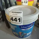 LOTE 441 - 01 BALDE DE MASSA ACRÍLICA STAR VINIL TOK PVA 25KG. (NO ESTADO) ATENÇÃO! FAZER A VISITAÇÃO ANTES DE ARREMATAR, NÃO SABEMOS SE FUNCIONA. LEILÃO NÃO TEM GARANTIA E NEM DEVOLUÇÃO, SUJEITO A POSSÍVEIS AVARIAS VISÍVEIS/OCULTAS E/OU AUSÊNCIA DE COMPONENTES.