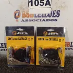 LOTE 105 - 02 CINTAS COM CATRACA 3,6M. (NO ESTADO) ATENÇÃO! FAZER A VISITAÇÃO ANTES DE ARREMATAR, NÃO SABEMOS SE FUNCIONA. LEILÃO NÃO TEM GARANTIA E NEM DEVOLUÇÃO, SUJEITO A POSSÍVEIS AVARIAS VISÍVEIS/OCULTAS E/OU AUSÊNCIA DE COMPONENTES.