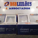 LOTE 473 - 04 LUMINÁRIAS DE EMBUTIR MARCAS EDIBRAZ. (NO ESTADO) ATENÇÃO! FAZER A VISITAÇÃO ANTES DE ARREMATAR, NÃO SABEMOS SE FUNCIONA. LEILÃO NÃO TEM GARANTIA E NEM DEVOLUÇÃO, SUJEITO A POSSÍVEIS AVARIAS VISÍVEIS/OCULTAS E/OU AUSÊNCIA DE COMPONENTES.