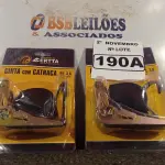 LOTE 190 - 02 CINTAS COM CATRACA 3,6M. (NO ESTADO) ATENÇÃO! FAZER A VISITAÇÃO ANTES DE ARREMATAR, NÃO SABEMOS SE FUNCIONA. LEILÃO NÃO TEM GARANTIA E NEM DEVOLUÇÃO, SUJEITO A POSSÍVEIS AVARIAS VISÍVEIS/OCULTAS E/OU AUSÊNCIA DE COMPONENTES.