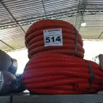LOTE 514 - 02 ROLOS DE MANGUEIRA CORRUGADA. (NO ESTADO) ATENÇÃO! FAZER A VISITAÇÃO ANTES DE ARREMATAR, NÃO SABEMOS SE FUNCIONA. LEILÃO NÃO TEM GARANTIA E NEM DEVOLUÇÃO, SUJEITO A POSSÍVEIS AVARIAS VISÍVEIS/OCULTAS E/OU AUSÊNCIA DE COMPONENTES.