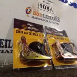 LOTE 105 - 02 CINTAS COM CATRACA 3,6M. (NO ESTADO) ATENÇÃO! FAZER A VISITAÇÃO ANTES DE ARREMATAR, NÃO SABEMOS SE FUNCIONA. LEILÃO NÃO TEM GARANTIA E NEM DEVOLUÇÃO, SUJEITO A POSSÍVEIS AVARIAS VISÍVEIS/OCULTAS E/OU AUSÊNCIA DE COMPONENTES.
