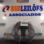 LOTE 360 - 01 ROLO DE CABO FLEXÍVEL 100M 1X10MM NA COR PRETA(NOVO). (NO ESTADO) ATENÇÃO! FAZER A VISITAÇÃO ANTES DE ARREMATAR, NÃO SABEMOS SE FUNCIONA. LEILÃO NÃO TEM GARANTIA E NEM DEVOLUÇÃO, SUJEITO A POSSÍVEIS AVARIAS VISÍVEIS/OCULTAS E/OU AUSÊNCIA DE COMPONENTES.