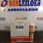 LOTE 546 - 12 TUBOS DE SILICONE NEUTRO PARA CONSTRUÇÃO 340G. (NO ESTADO) ATENÇÃO! FAZER A VISITAÇÃO ANTES DE ARREMATAR, NÃO SABEMOS SE FUNCIONA. LEILÃO NÃO TEM GARANTIA E NEM DEVOLUÇÃO, SUJEITO A POSSÍVEIS AVARIAS VISÍVEIS/OCULTAS E/OU AUSÊNCIA DE COMPONENTES.