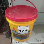 LOTE 471 - 01 BALDE DE SIKANOL ALVENARIA, ADITIVO PLASTIFICANTE PARA ARGAMASSA DE ASSENTAMENTO E REBOCO. (NO ESTADO) ATENÇÃO! FAZER A VISITAÇÃO ANTES DE ARREMATAR, NÃO SABEMOS SE FUNCIONA. LEILÃO NÃO TEM GARANTIA E NEM DEVOLUÇÃO, SUJEITO A POSSÍVEIS AVARIAS VISÍVEIS/OCULTAS E/OU AUSÊNCIA DE COMPONENTES.