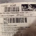 LOTE 393 - 01 KIT SISTEMA DE FRENAGEM INDEPENDENTE. (NO ESTADO) ATENÇÃO! FAZER A VISITAÇÃO ANTES DE ARREMATAR, NÃO SABEMOS SE FUNCIONA. LEILÃO NÃO TEM GARANTIA E NEM DEVOLUÇÃO, SUJEITO A POSSÍVEIS AVARIAS VISÍVEIS/OCULTAS E/OU AUSÊNCIA DE COMPONENTES.