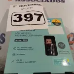 LOTE 397 - 01 ADAPTADOR WIRELESS TPLINK AC 1300. (NO ESTADO) ATENÇÃO! FAZER A VISITAÇÃO ANTES DE ARREMATAR, NÃO SABEMOS SE FUNCIONA. LEILÃO NÃO TEM GARANTIA E NEM DEVOLUÇÃO, SUJEITO A POSSÍVEIS AVARIAS VISÍVEIS/OCULTAS E/OU AUSÊNCIA DE COMPONENTES.