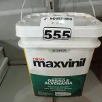 LOTE 555 - 01 BALDE DE TINTA MAXIVINIL INTERIORES NA COR FOSCO BRANCO NEVE. (NO ESTADO) ATENÇÃO! FAZER A VISITAÇÃO ANTES DE ARREMATAR, NÃO SABEMOS SE FUNCIONA. LEILÃO NÃO TEM GARANTIA E NEM DEVOLUÇÃO, SUJEITO A POSSÍVEIS AVARIAS VISÍVEIS/OCULTAS E/OU AUSÊNCIA DE COMPONENTES.