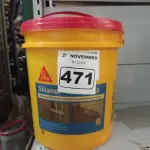 LOTE 471 - 01 BALDE DE SIKANOL ALVENARIA, ADITIVO PLASTIFICANTE PARA ARGAMASSA DE ASSENTAMENTO E REBOCO. (NO ESTADO) ATENÇÃO! FAZER A VISITAÇÃO ANTES DE ARREMATAR, NÃO SABEMOS SE FUNCIONA. LEILÃO NÃO TEM GARANTIA E NEM DEVOLUÇÃO, SUJEITO A POSSÍVEIS AVARIAS VISÍVEIS/OCULTAS E/OU AUSÊNCIA DE COMPONENTES.