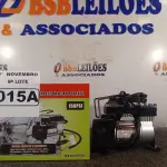 LOTE 015 - 01 COMPRESSOR DE AR PORTÁTIL 12V, 150PSI. (NO ESTADO) ATENÇÃO! FAZER A VISITAÇÃO ANTES DE ARREMATAR, NÃO SABEMOS SE FUNCIONA. LEILÃO NÃO TEM GARANTIA E NEM DEVOLUÇÃO, SUJEITO A POSSÍVEIS AVARIAS VISÍVEIS/OCULTAS E/OU AUSÊNCIA DE COMPONENTES.