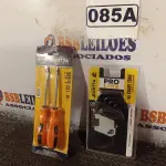 LOTE 085 - 01 KIT DE CHAVE FENDA/PHILIPS E 01 KIT DE CHAVE TORX. (NO ESTADO) ATENÇÃO! FAZER A VISITAÇÃO ANTES DE ARREMATAR, NÃO SABEMOS SE FUNCIONA. LEILÃO NÃO TEM GARANTIA E NEM DEVOLUÇÃO, SUJEITO A POSSÍVEIS AVARIAS VISÍVEIS/OCULTAS E/OU AUSÊNCIA DE COMPONENTES.