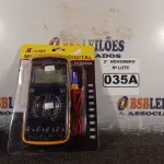 LOTE 035 - 01 MULTÍMETRO DIGITAL. (NO ESTADO) ATENÇÃO! FAZER A VISITAÇÃO ANTES DE ARREMATAR, NÃO SABEMOS SE FUNCIONA. LEILÃO NÃO TEM GARANTIA E NEM DEVOLUÇÃO, SUJEITO A POSSÍVEIS AVARIAS VISÍVEIS/OCULTAS E/OU AUSÊNCIA DE COMPONENTES.