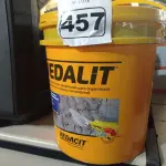 LOTE 457 - 01 BALDE DE VEDALIT, ADITIVO PLASTIFICANTE CONCENTRADO PARA ARGAMASSA DE ASSENTAMENTO E REBOCO CONVENCIONAL. (NO ESTADO) ATENÇÃO! FAZER A VISITAÇÃO ANTES DE ARREMATAR, NÃO SABEMOS SE FUNCIONA. LEILÃO NÃO TEM GARANTIA E NEM DEVOLUÇÃO, SUJEITO A POSSÍVEIS AVARIAS VISÍVEIS/OCULTAS E/OU AUSÊNCIA DE COMPONENTES.
